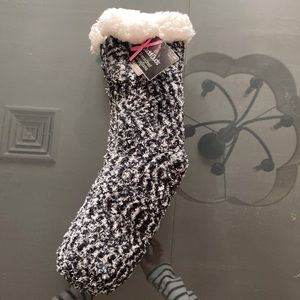 Cuddl Duds Sherpa Lined Lounge Socks